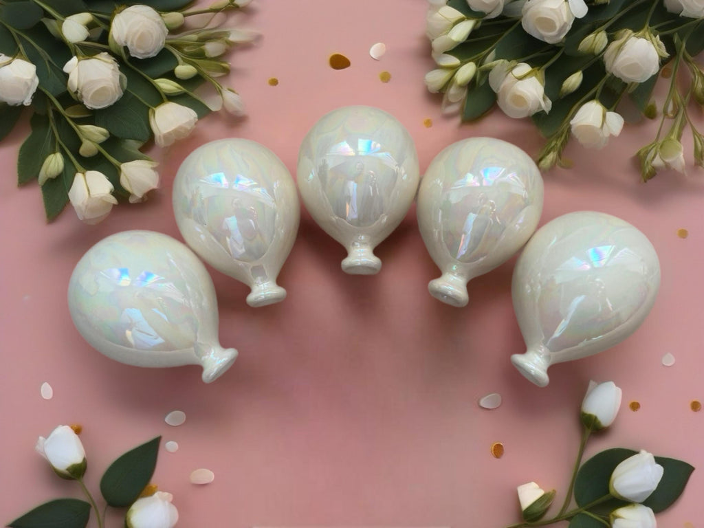 Palloncino 8 cm Avorio Perlato