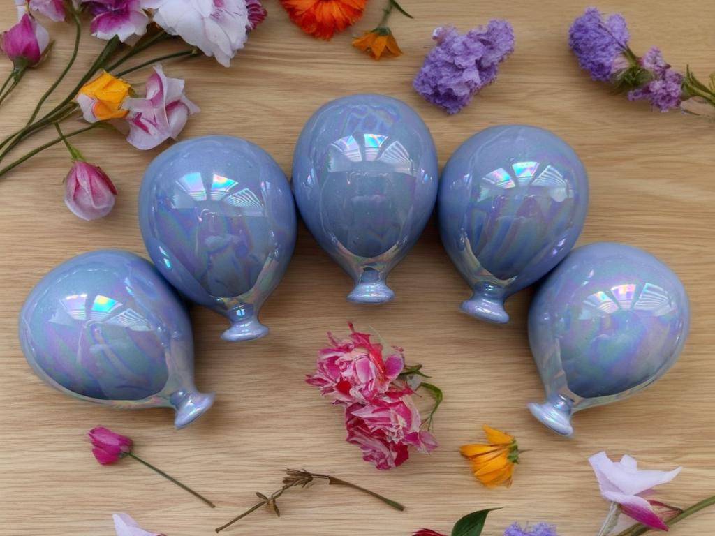 Palloncino 8 cm Lilla Perlato