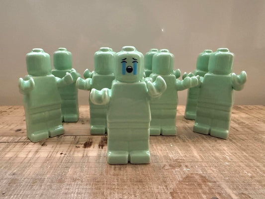 Omino colorato verde