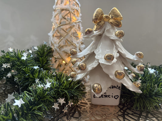 Alberello bianco GOLD "L'importante è ESSERCI"