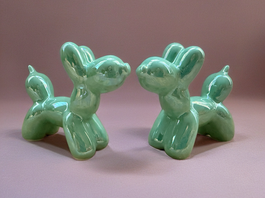 Cagnolini Balloon in Ceramica verde perla