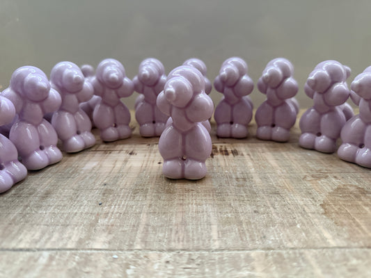 Cagnolini Balloon in Ceramica barboncino lilla