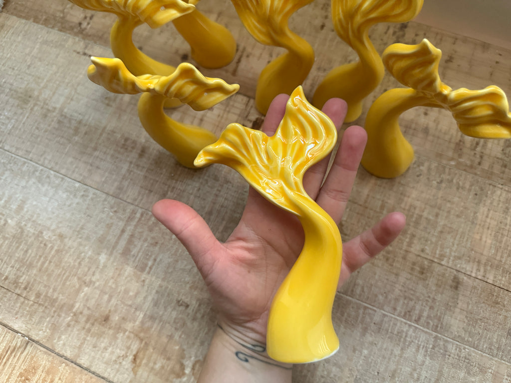 Coda di Sirena in Ceramica gialla