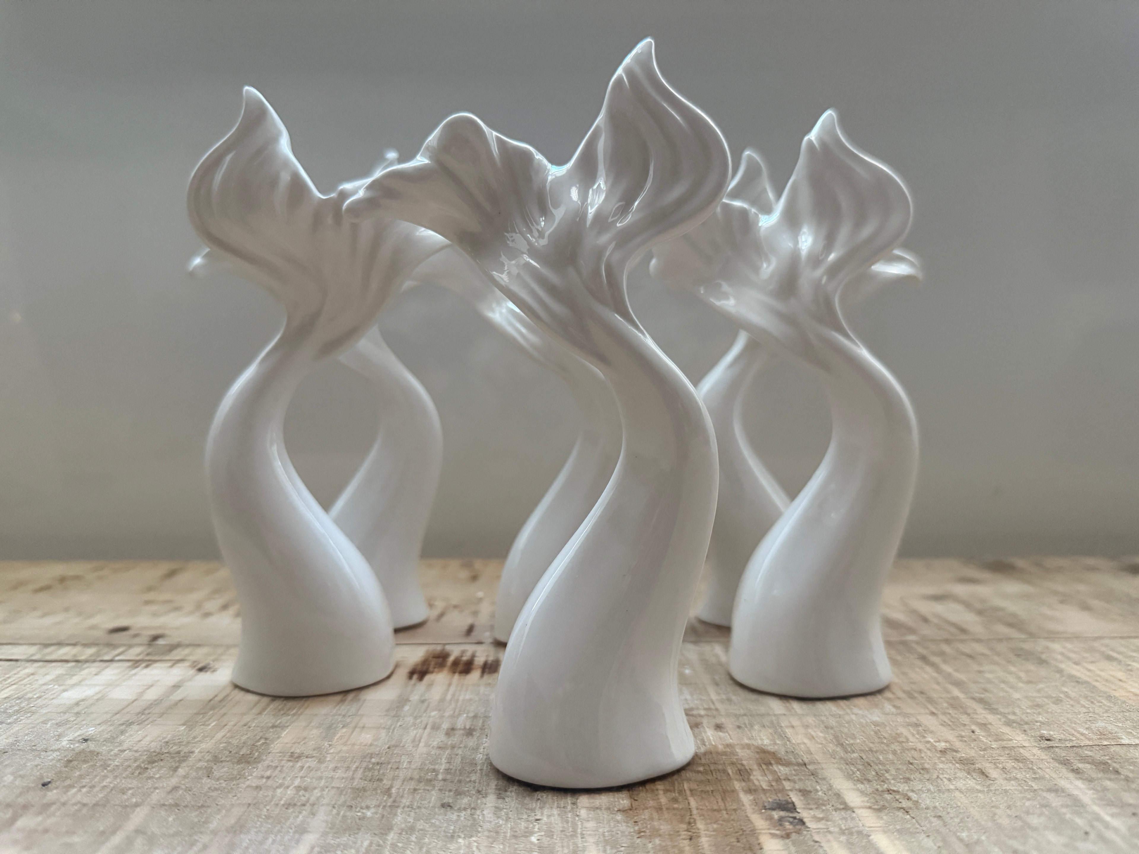 Coda di Sirena in Ceramica Bianca