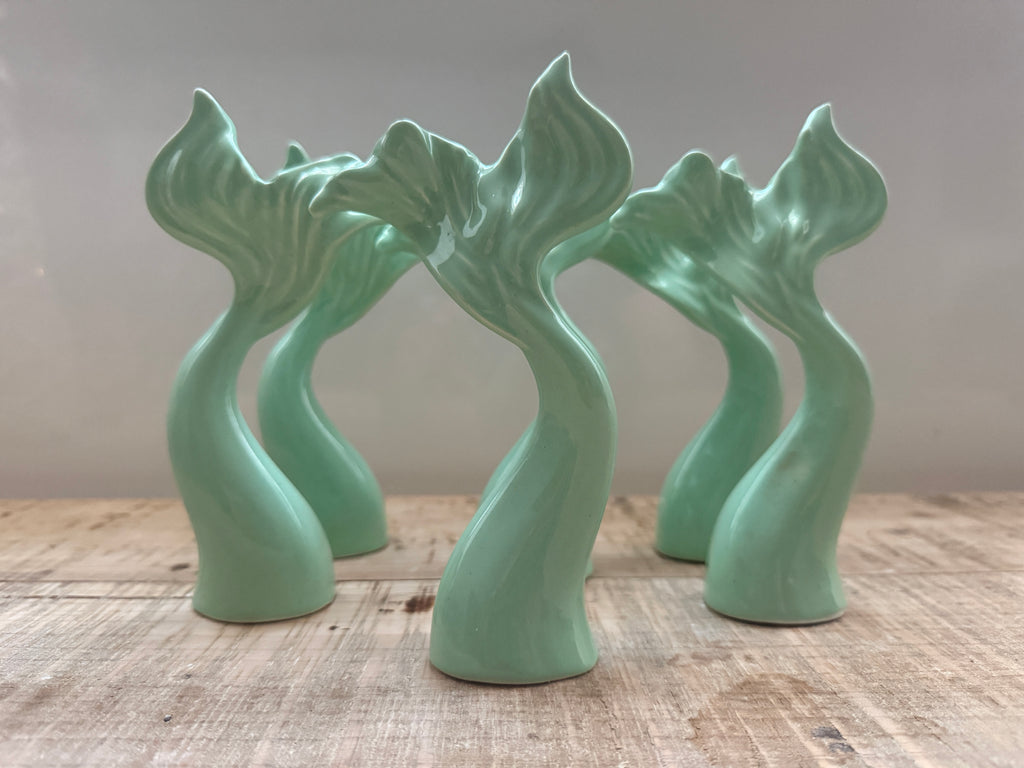 Coda di Sirena in Ceramica verde