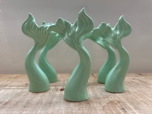 Coda di Sirena in Ceramica verde