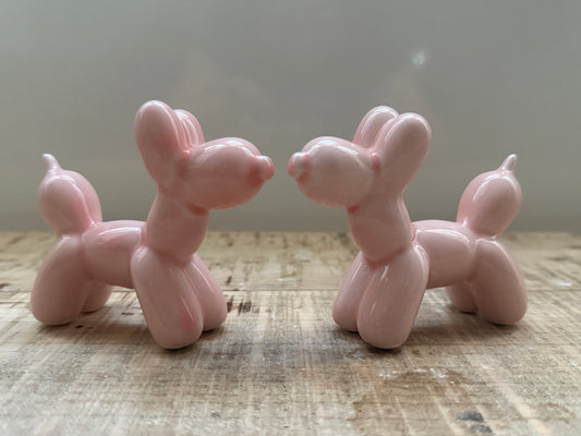 Cagnolini Balloon in Ceramica rosa cipria