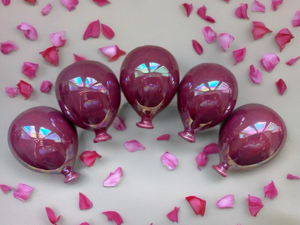 Palloncino 8 cm Fucsia Perlato