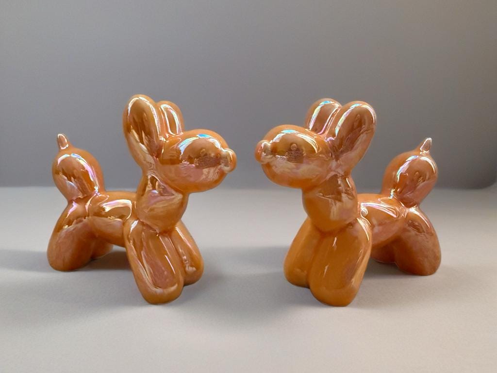 Cagnolini Balloon in Ceramica arancione perla