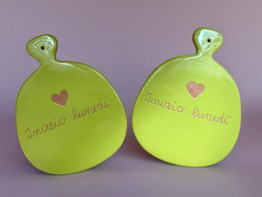 Tagliere decorativo "Inizio Lunedì"