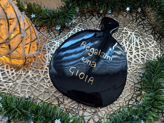 Tagliere decorativo "Regalami una gioia!"